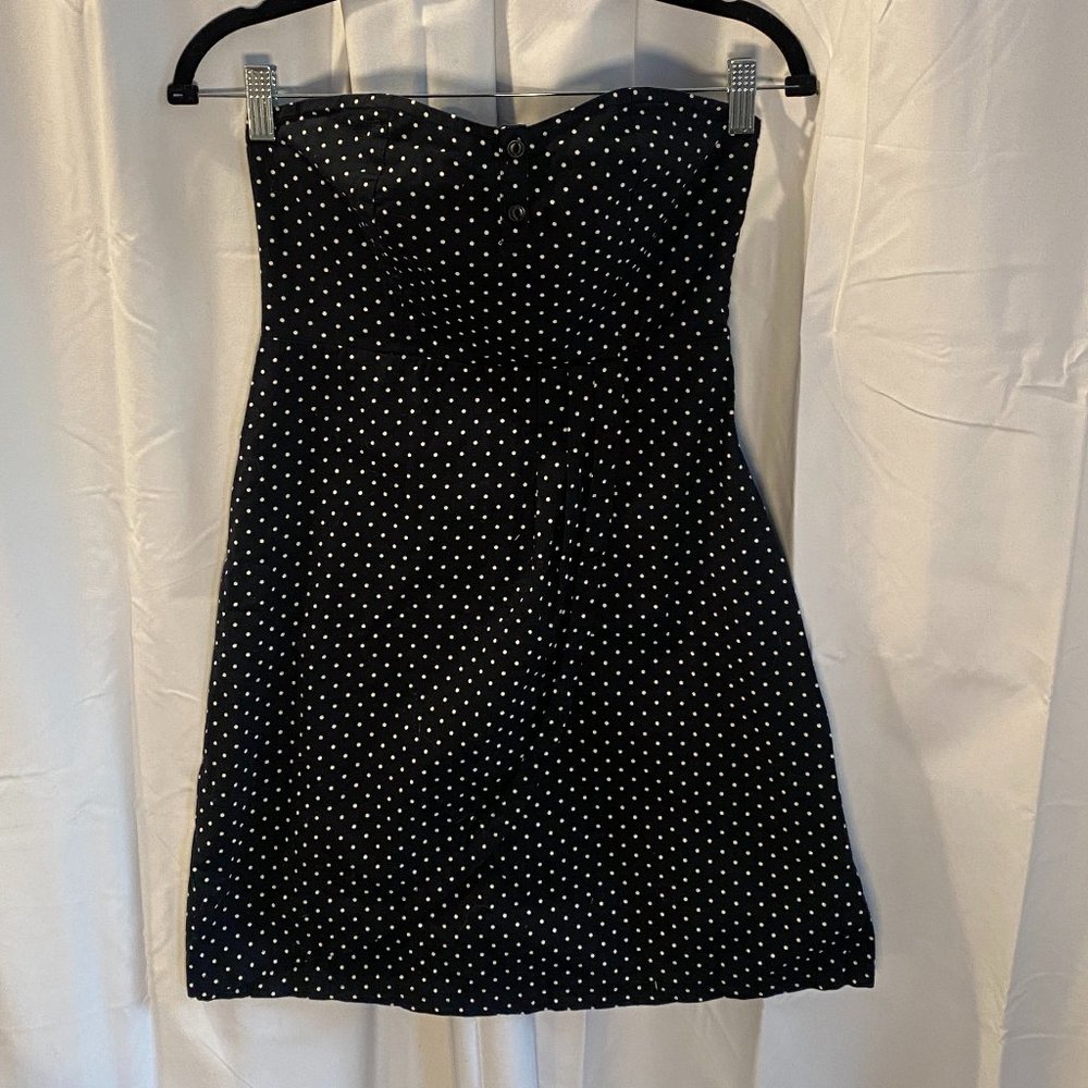 Vans Strapless Polka Dot Dress Size Small